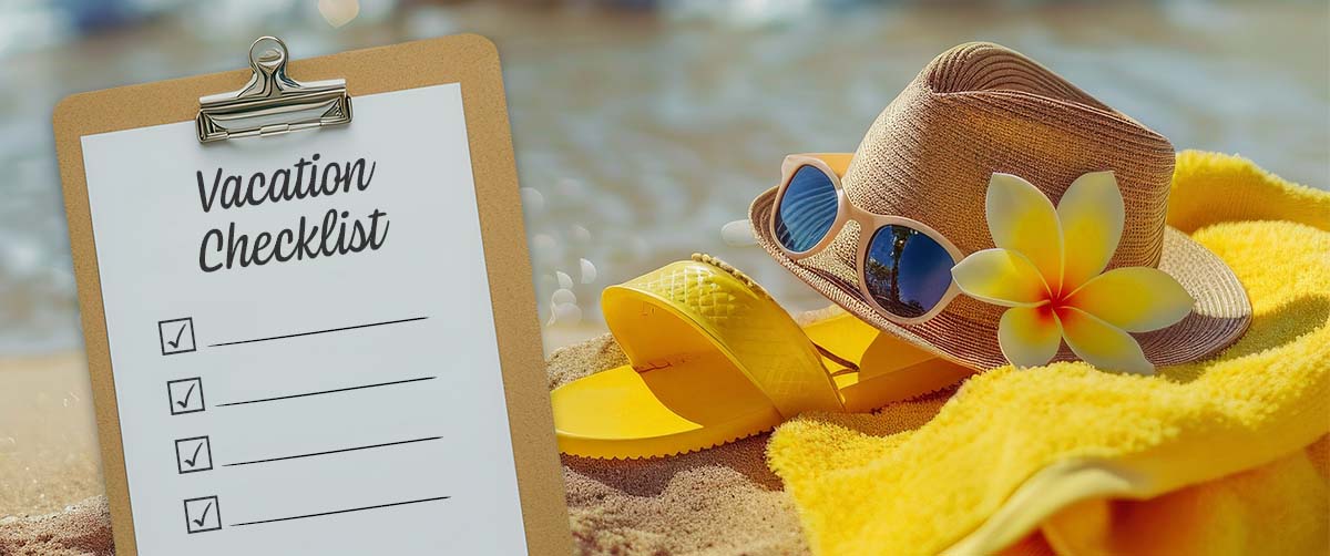 summer vacation plumbing checklist